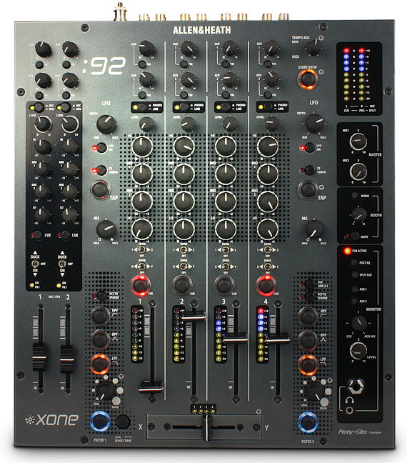 Allen & Heath Xone 92 Four Channel DJ Mixer