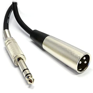 TRS Jack to XLR connector cable for DJs