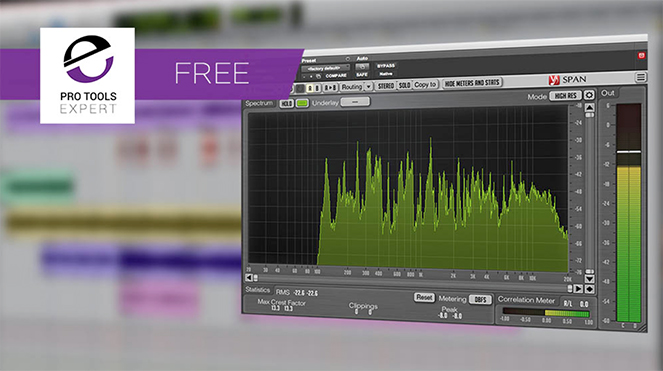 Voxengo SPAN: a free spectrum analyser