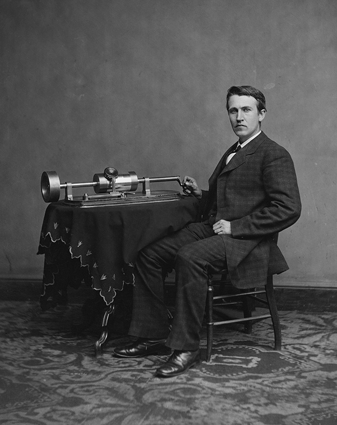 Edison and his Phonograph Invention