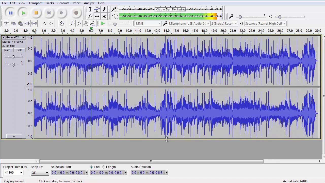 How to make mixtape on Audacity