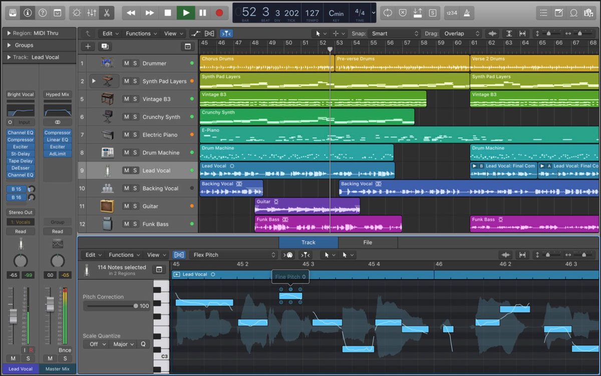 How to make a mix with Logic Pro