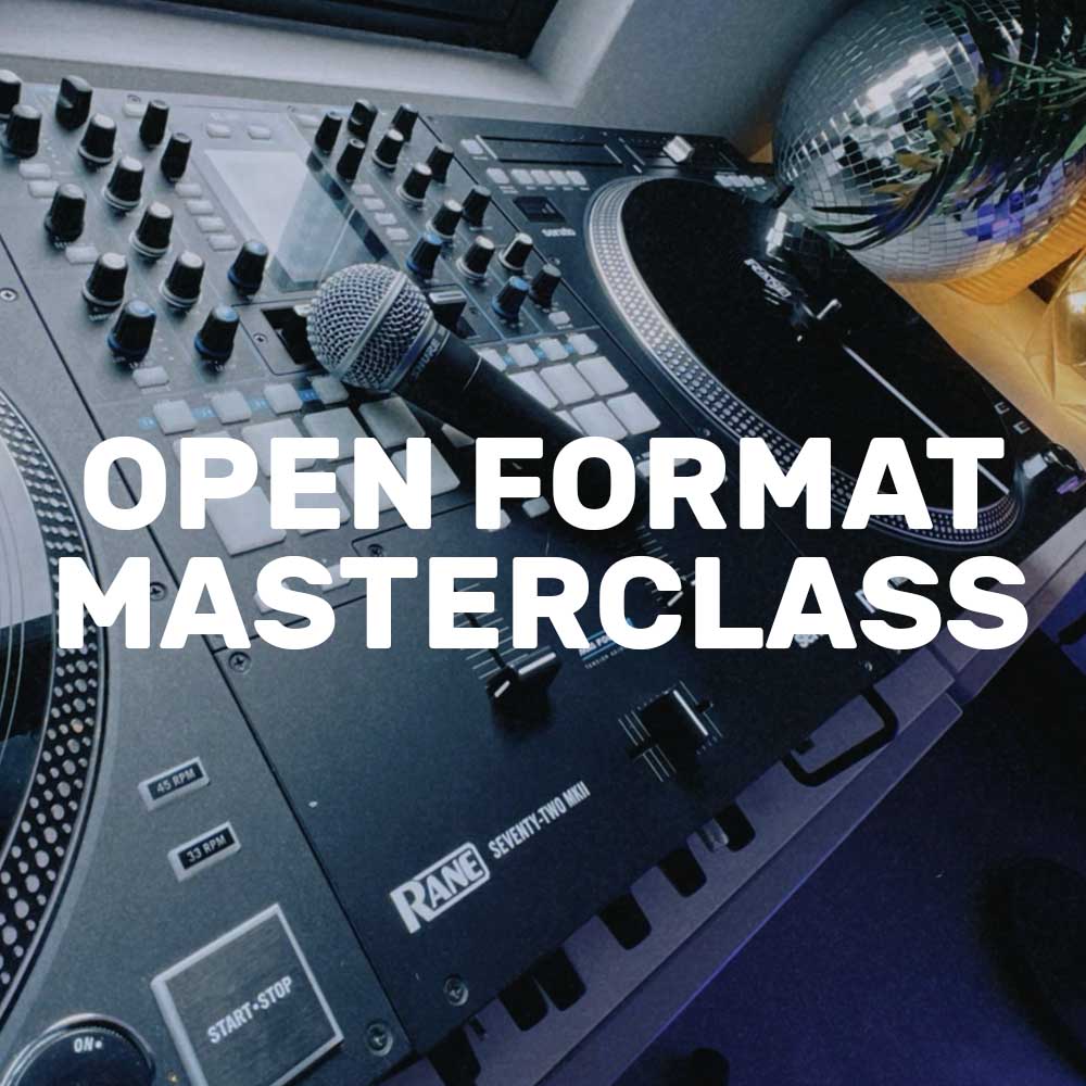 Open Format DJ Masterclass: Learn how to mix with Radio Edits